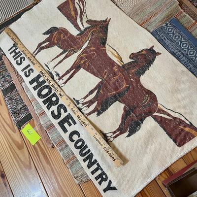 Lot 661 Welcome rugs