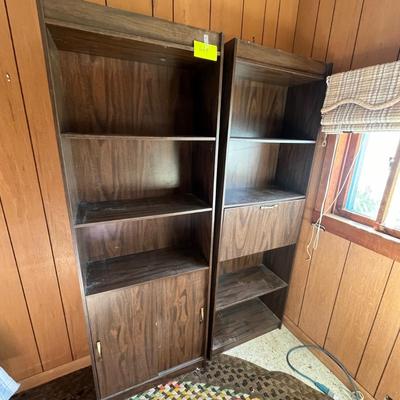 Lot 664 Book case & desk