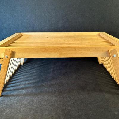 Lot 206. Slotted Wooden Bed Tray