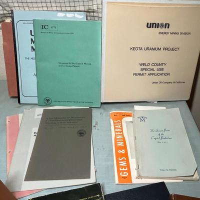 Lot 672 Books on geology