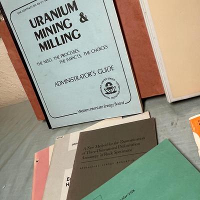 Lot 672 Books on geology