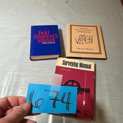 Lot 674 Surveying books