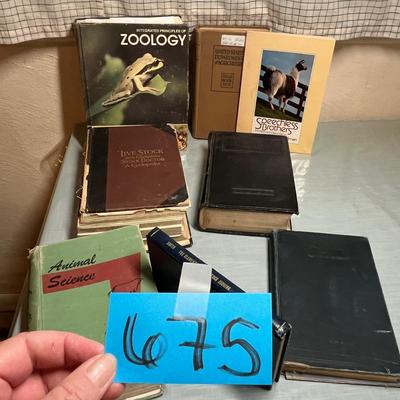 Lot 675 Books on animals