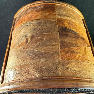 Lot 215. Rattan & Coco Straw Hamper