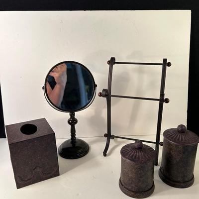 Lot 216. Metal Bath Counter Pieces