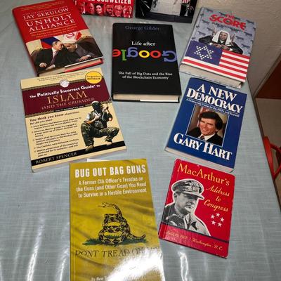 Lot 686 Books on Politics