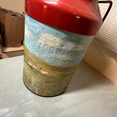 Lot 692 Painted Milk Can