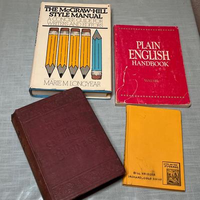 Lot 699 Books on writing