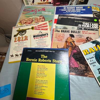 Lot 708 LP Records Various