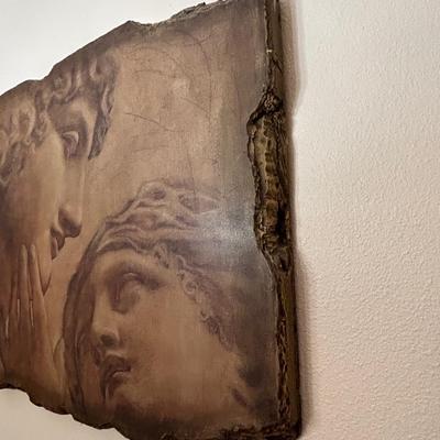 Lot 231. Faux Stone wall decor