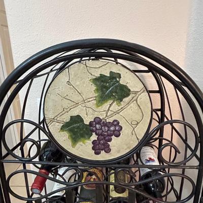 Lot 232. Metal Wine Rack