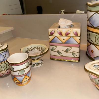 Lot 238. Ceramic Bathroom Accessories