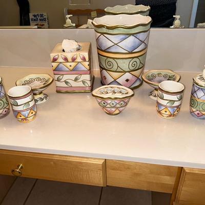 Lot 238. Ceramic Bathroom Accessories