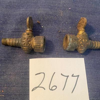 Brass Ornate Victorian Gas Valve