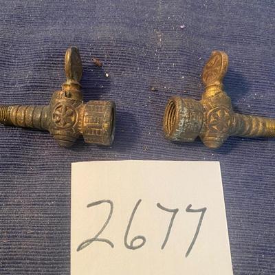 Brass Ornate Victorian Gas Valve