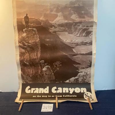 Vintage Santa Fe Grand Canyon Poster