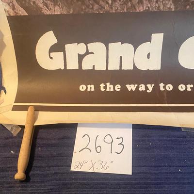 Vintage Santa Fe Grand Canyon Poster