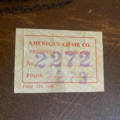 Vintage Dining Room Table with 4 Chairs