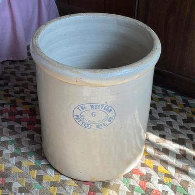 Lot 715 Western 6 gallon crock