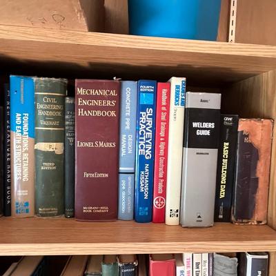 Lot 719 Books on engineering