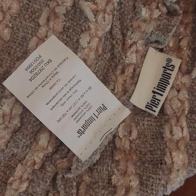 Pier 1 Imports Throw and Handmade Wrap (P-BBL)