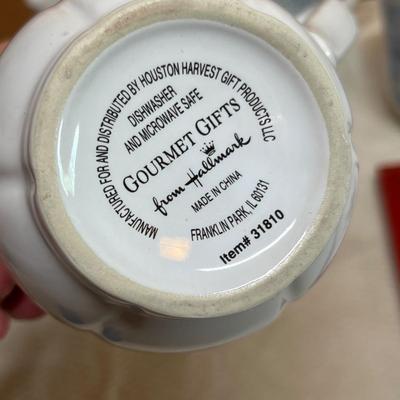 Lot 737 Christmas mugs