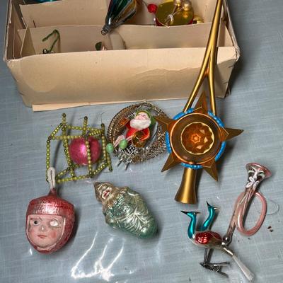 Lot 740 Really cool Antique ornaments