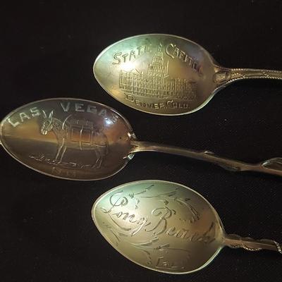 Sterling Silver Souvenir Spoons (DR-BBL)