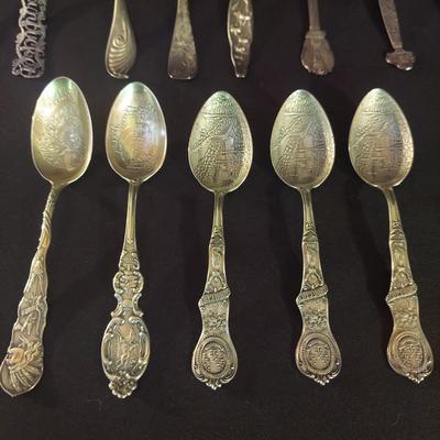 Sterling Silver Souvenir Spoons (DR-BBL)