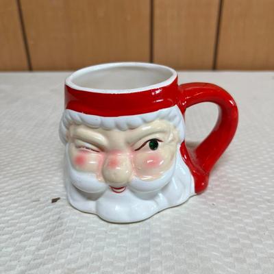 Lot 744 Holt Howard Winking Santa mug