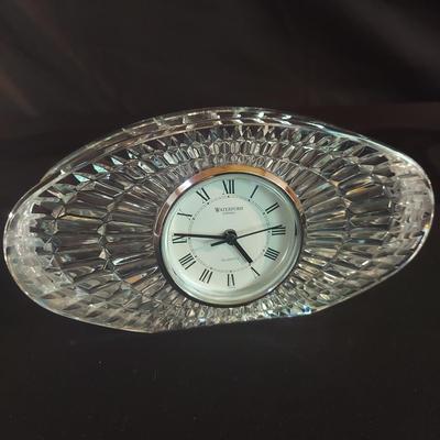 Waterford Crystal Mantel Clock, Vase and More (DR-BBL)
