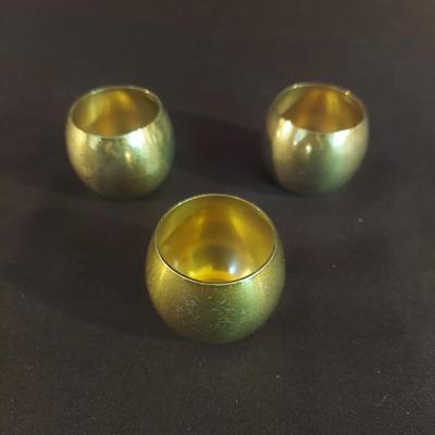 Three Tiffany & Co Sterling Silver Sake/Shot Glasses (DR-BBL)