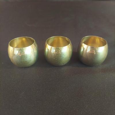 Three Tiffany & Co Sterling Silver Sake/Shot Glasses (DR-BBL)