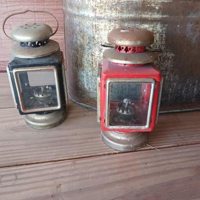 VINTAGE BOILER W/LANTERNS