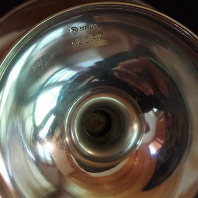 Three Sterling Silver Pedestal Dishes (DR-BBL)