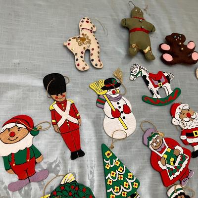 Lot 745 Wood home made ornaments