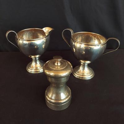 Sterling Silver Cream & Sugar Bowls, Salt & Pepper Shakers, & More Serveware (DR-BBL)