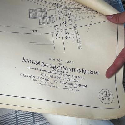 Lot 751 Vintage maps