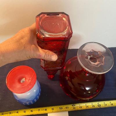 Red Glass Lot
