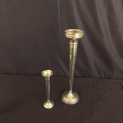 Sterling Silver Candlesticks and Bud Vases (DR-BBL)