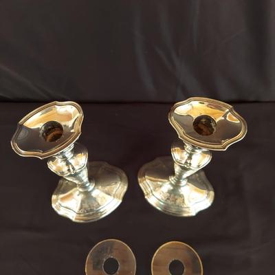 Sterling Silver Candlesticks and Bud Vases (DR-BBL)