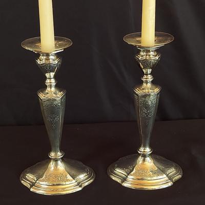 Sterling Silver Candlesticks and Bud Vases (DR-BBL)