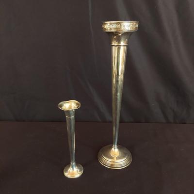 Sterling Silver Candlesticks and Bud Vases (DR-BBL)