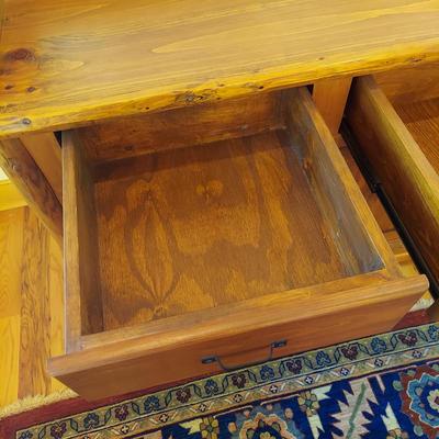 Custom Built Log Cabin Style Buffet by Lang Hornthal (DR-BBL)