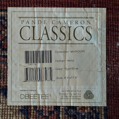 Pande Cameron Wool 12’ x 8’ Area Rug (DR-BBL)