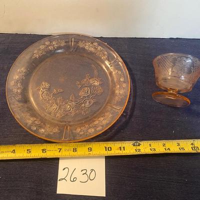 Vintage Pink Depression Glass