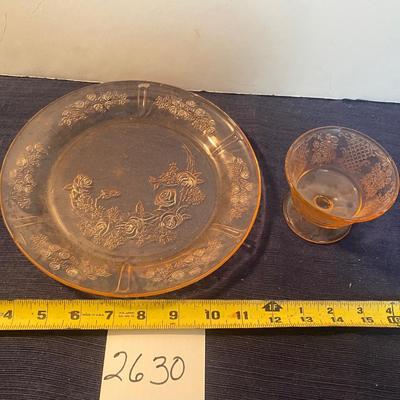 Vintage Pink Depression Glass