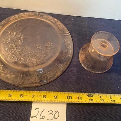 Vintage Pink Depression Glass