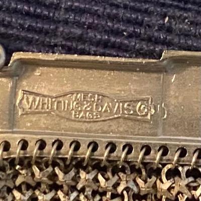 Antique White and Davis Mesh Purse