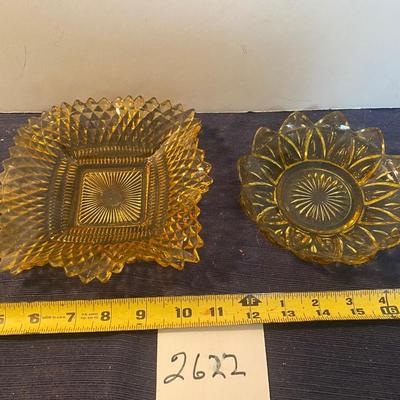Vintage Amber Dishes